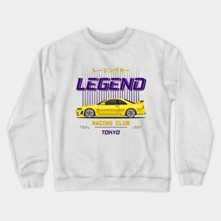 Yellow Skyline GTR R33 400r JDM Street Tuner Crewneck Sweatshirt